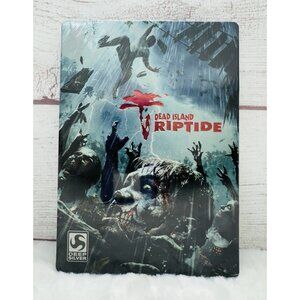 Dead Island Riptide Steelbook CASE ONLY 2013 Pre Order Promo Deep Silver NEW
